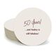 Fun 50 Years Round Coasters Image 2 of 2